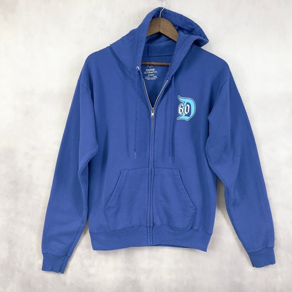 Disney Tops - Disneyworld Zip Up Hoodie Sweatshirt Small 60th Anniversary Diamond Mickey Mouse